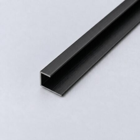 profil aluminiu capat negru