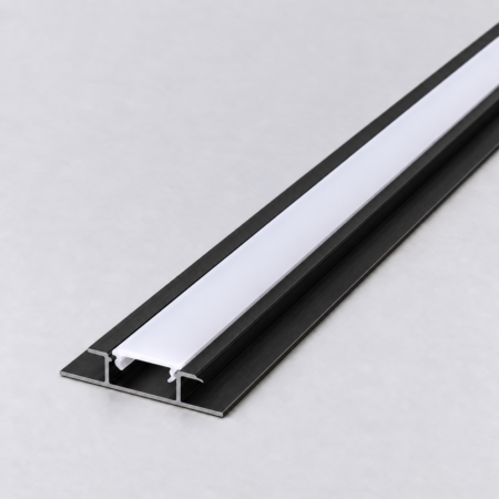 profil aluminiu banda led negru